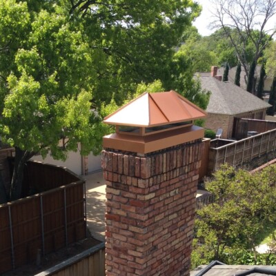 Penny Copper #2 with Seams Chimney Cap